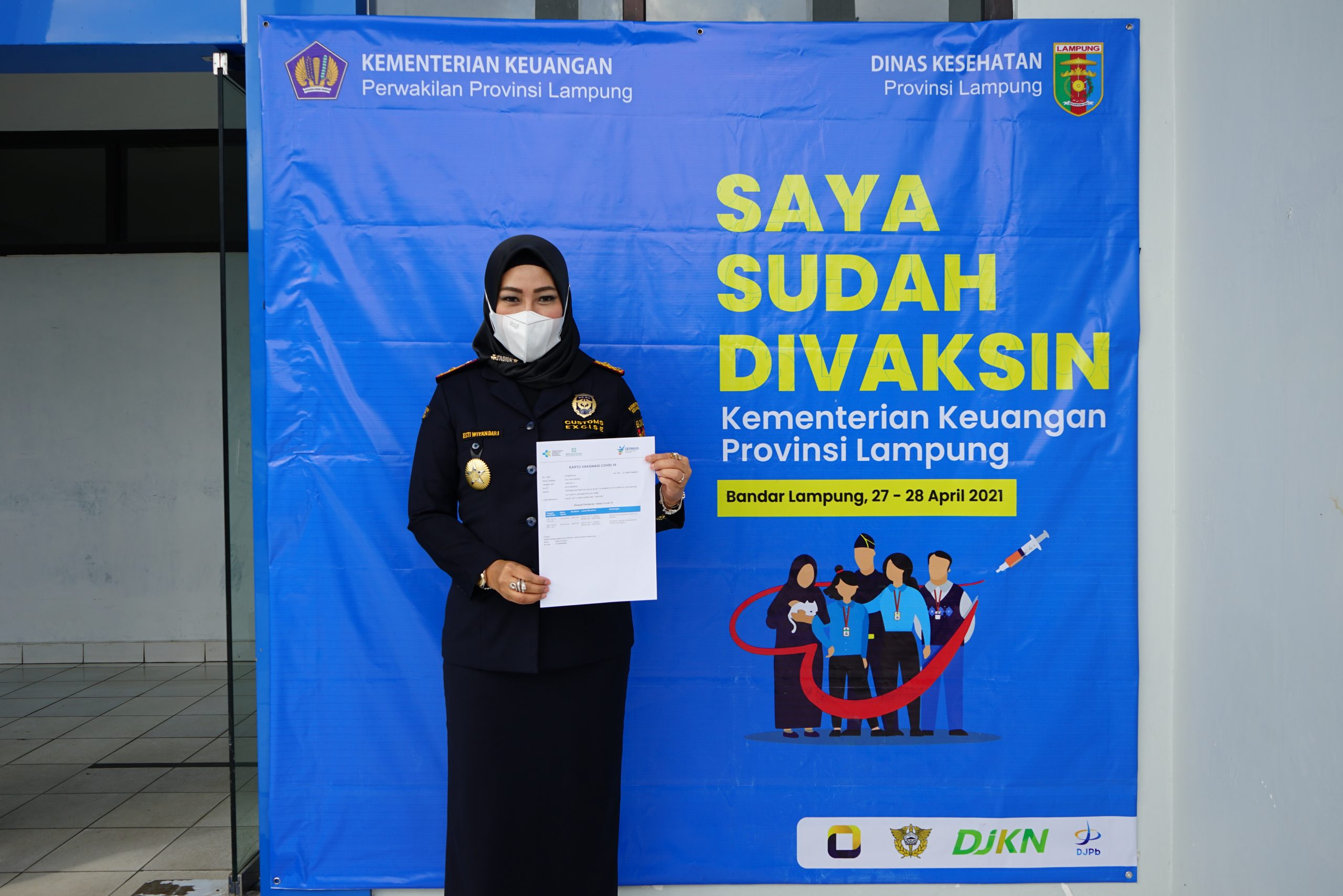 Bea Cukai Bandar Lampung Tuntaskan Program Vaksinasi Covid-19