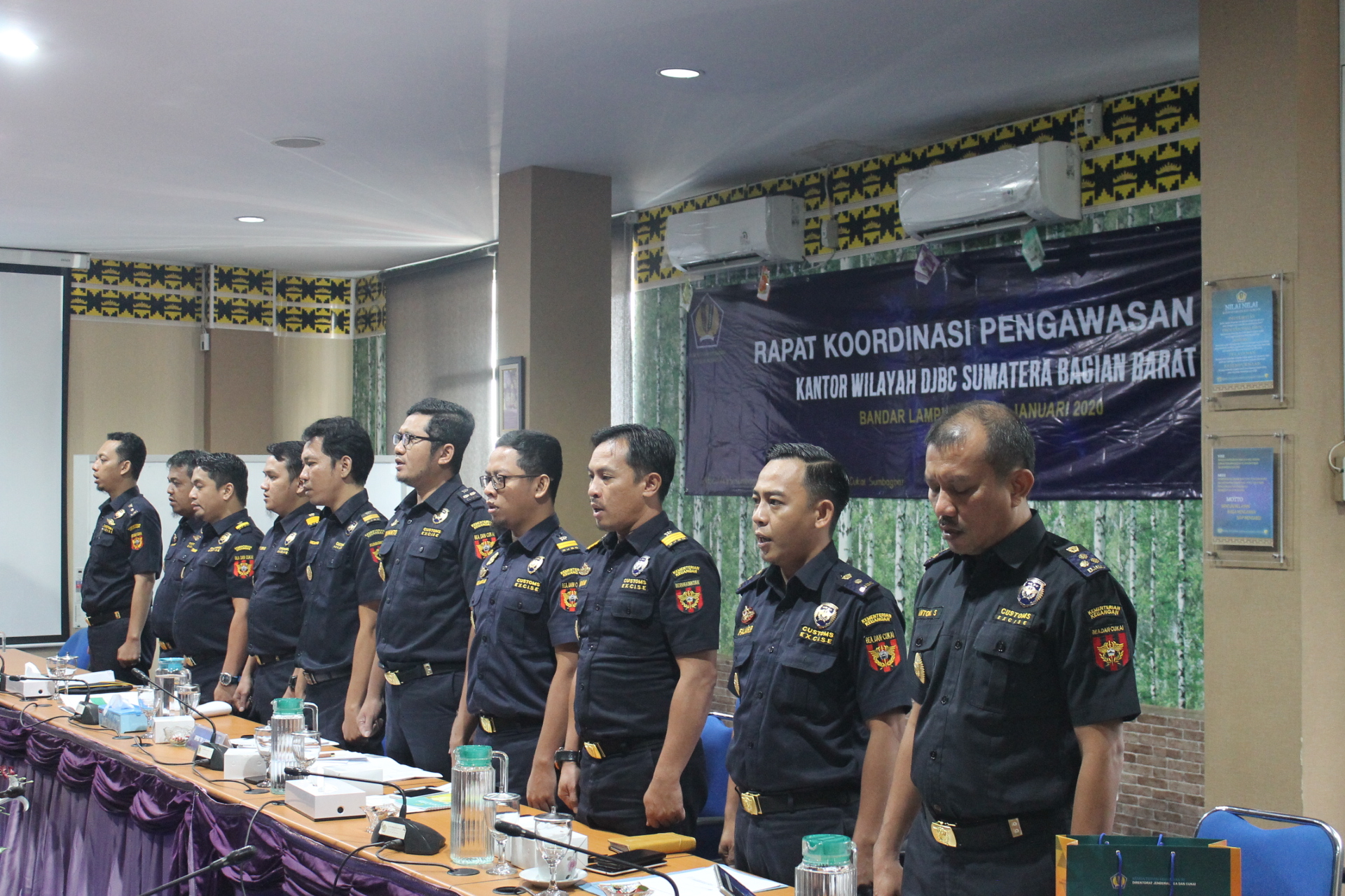 Bea Cukai Se-Sumatera Bagian Barat Perkuat Koordinasi Pengawasan